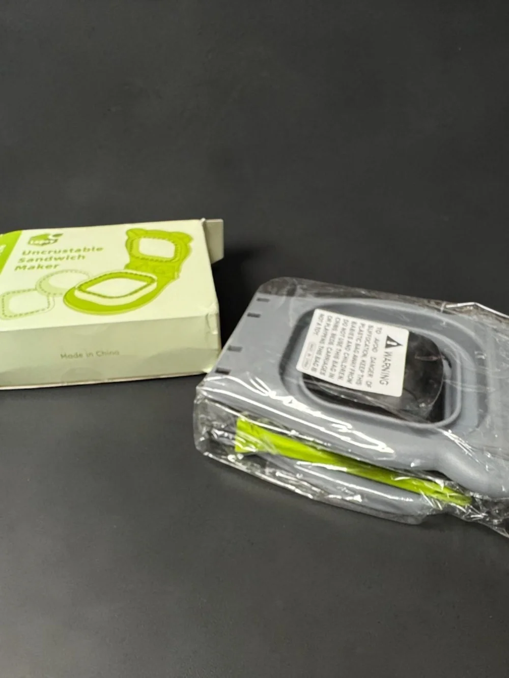 NOT FOR SALE Uncrustables Sandwich Maker Cutter Sealer Grey Square NIB PB&J